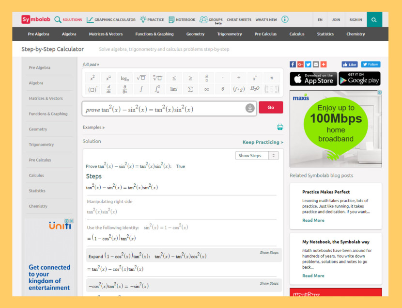 SymboLab Solver