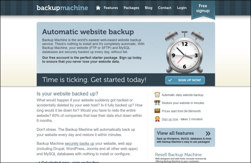 Backup Machine