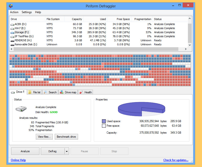 Af storm Erasure Stramme 9 Free Smart Defrag For Windows SSD And Hard Disk