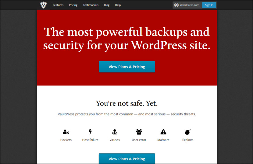 VaultPress [ By WordPress ]