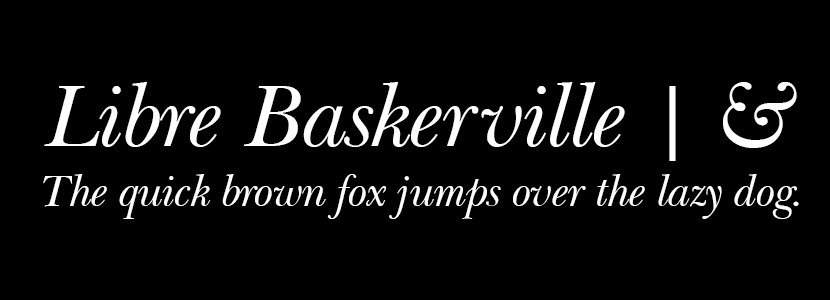 Libre Baskerville