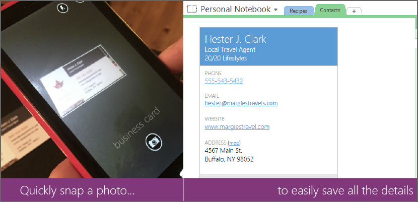 Microsoft Office Lens + OneNote