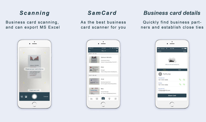 Samcard Business Card Scanner