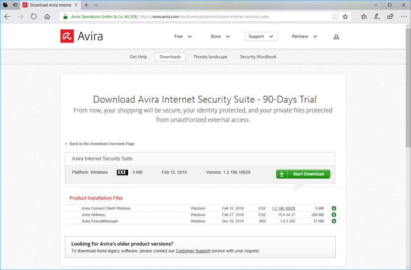 Download Avira Internet Security Suite