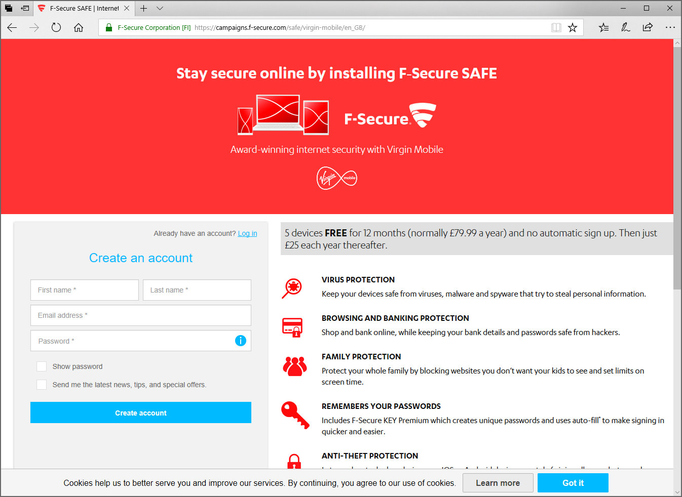 f secure free download
