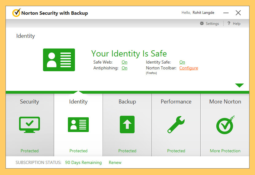 Download 3 Months Free Norton Security With Backup