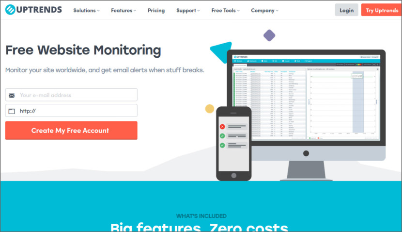 Uptrends Website Monitoring