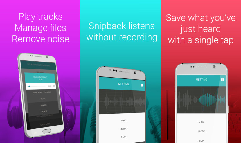SnipBack Smart Voice Recorder