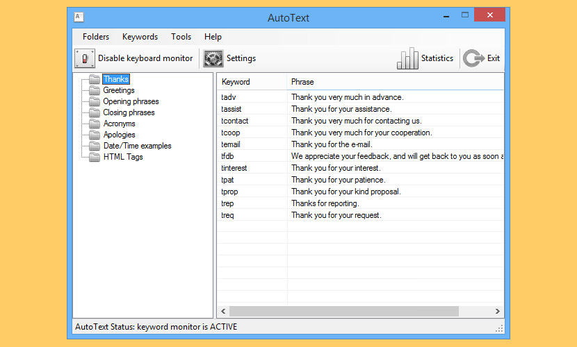 AutoText