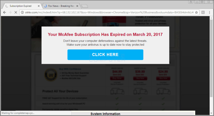 Browser Pop Up Ads