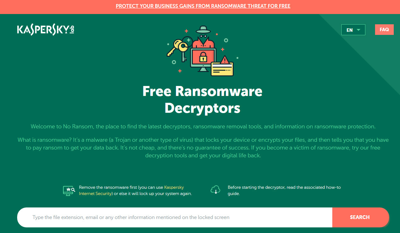 100 Free Ransomware Decryption Tools To Remove And Unlock Encrypted Files 100 Free Ransomware Decryption Tools To Remove And Unlock Encrypted Files