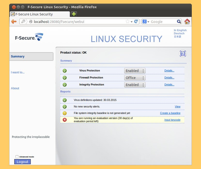 F-Secure Linux Security