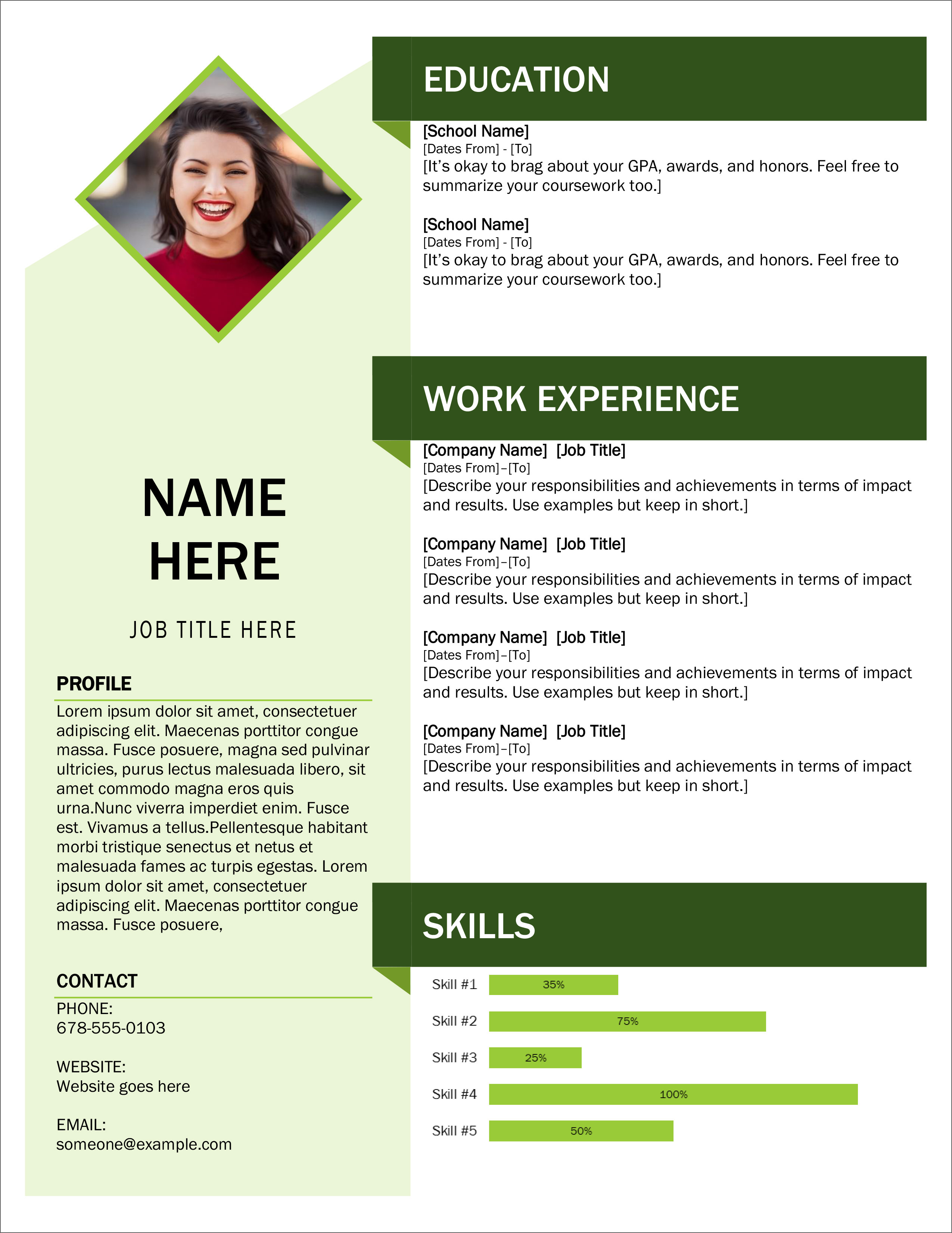 resume letter pdf file download