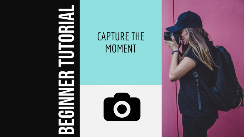 Screenshot of free photography YouTube thumbnail art template and thumbnail