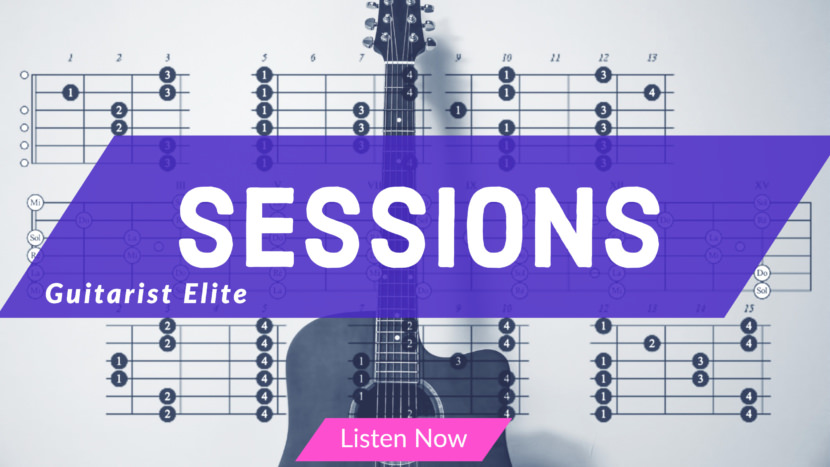 Screenshot of free music and guitar YouTube thumbnail art template and thumbnail