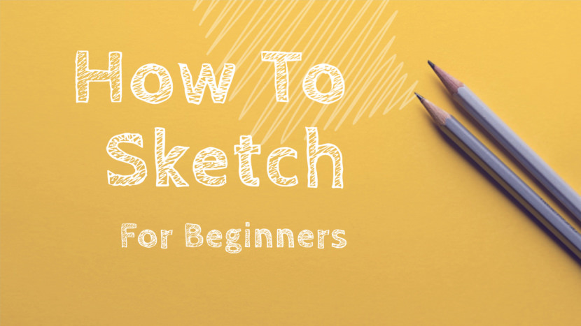 Screenshot of free how to sketch tutorial YouTube thumbnail art template and thumbnail
