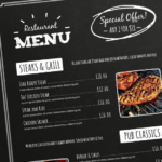 Free Simple Menu Templates For Restaurants, Cafes, And Parties