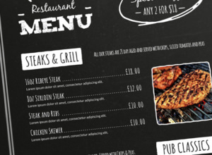 Free Simple Menu Templates For Restaurants, Cafes, And Parties
