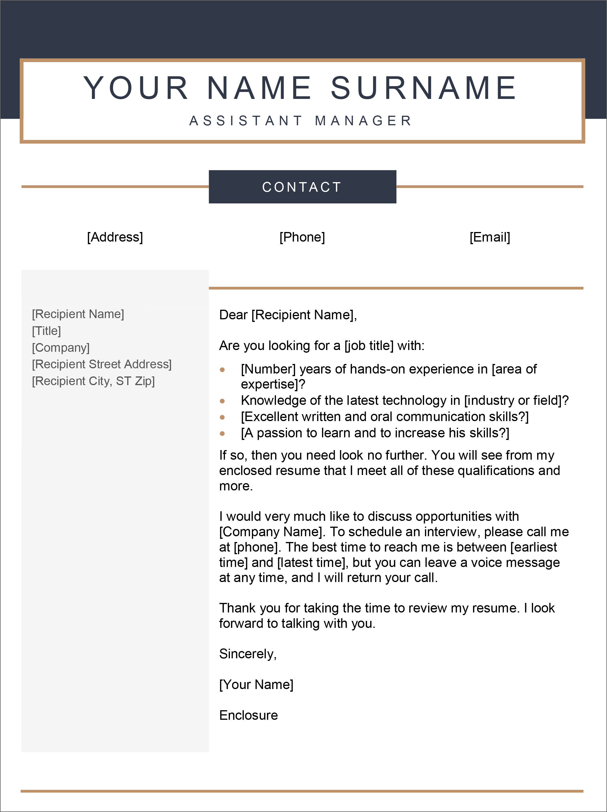 Cover Letter Template Free Word - FREE PRINTABLE TEMPLATES