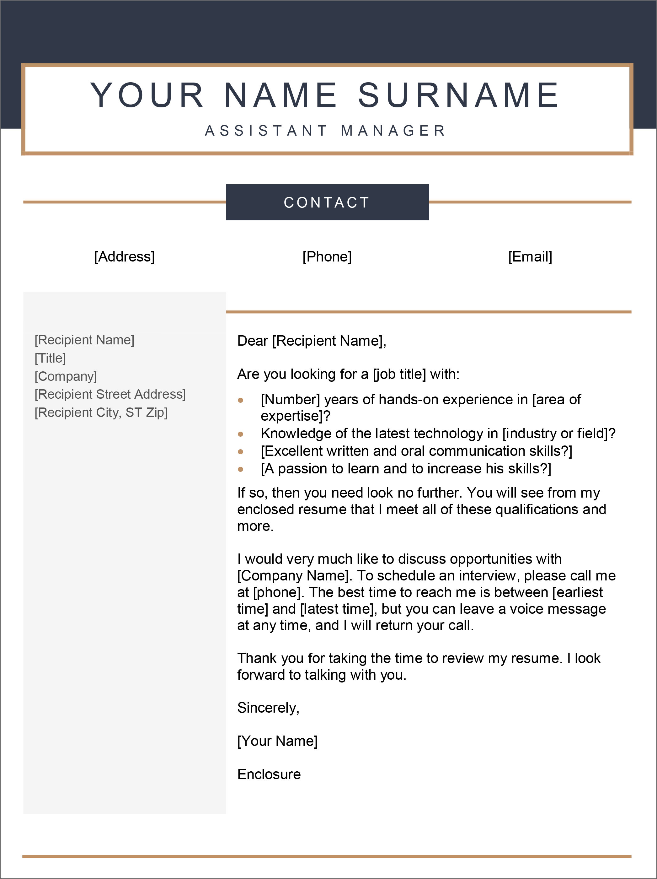 13 Free Cover Letter Templates For Microsoft Word Docx And Google Docs