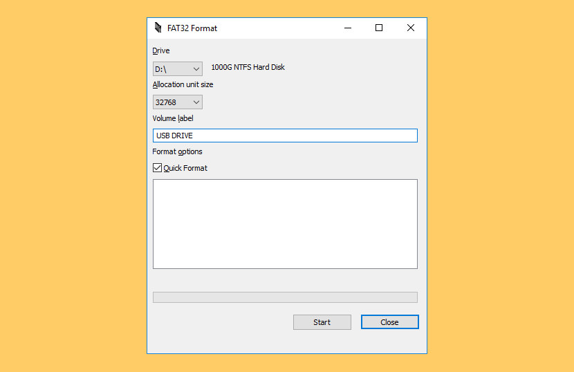 usb formatting tool fat32