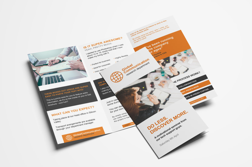 3 Fold Brochure Template