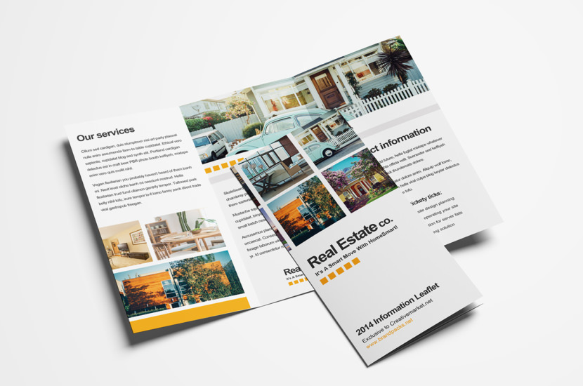 Real Estate Trifold Brochure Template