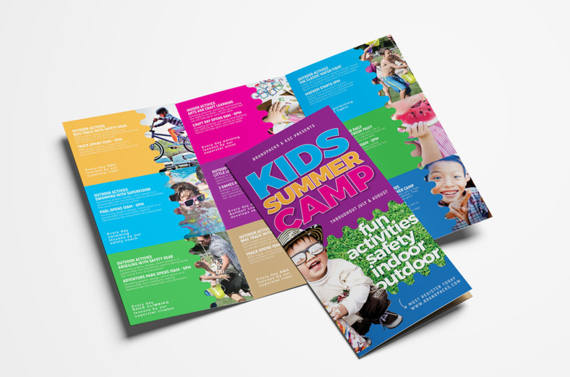 Kid’s Camp Brochure Templates