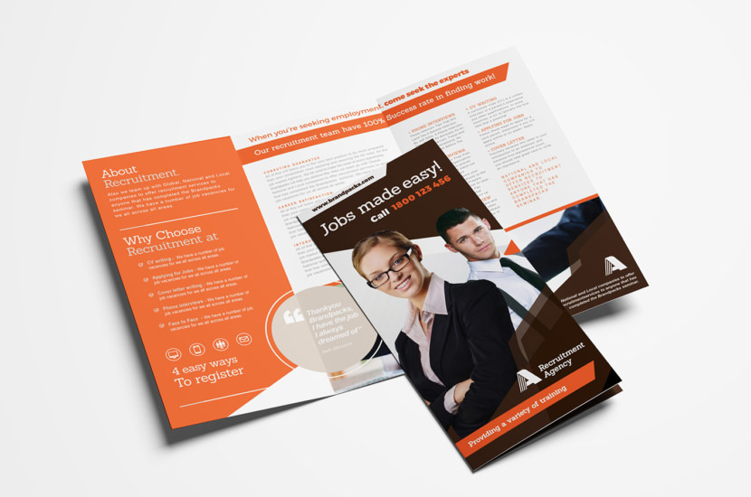 Corporate Tri-Fold Brochure Template