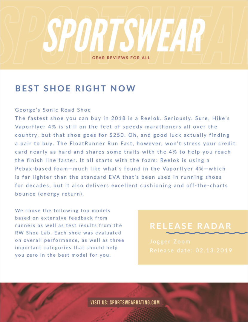 sports Screenshot of free printable newsletter template for school and communities