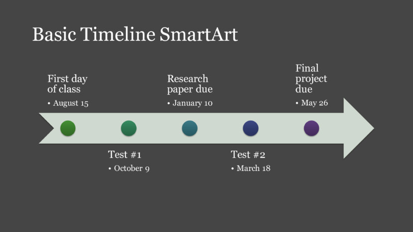 Screenshot of free gantt chart and project timeline template in powerpoint, microsoft excel, and google sheets format