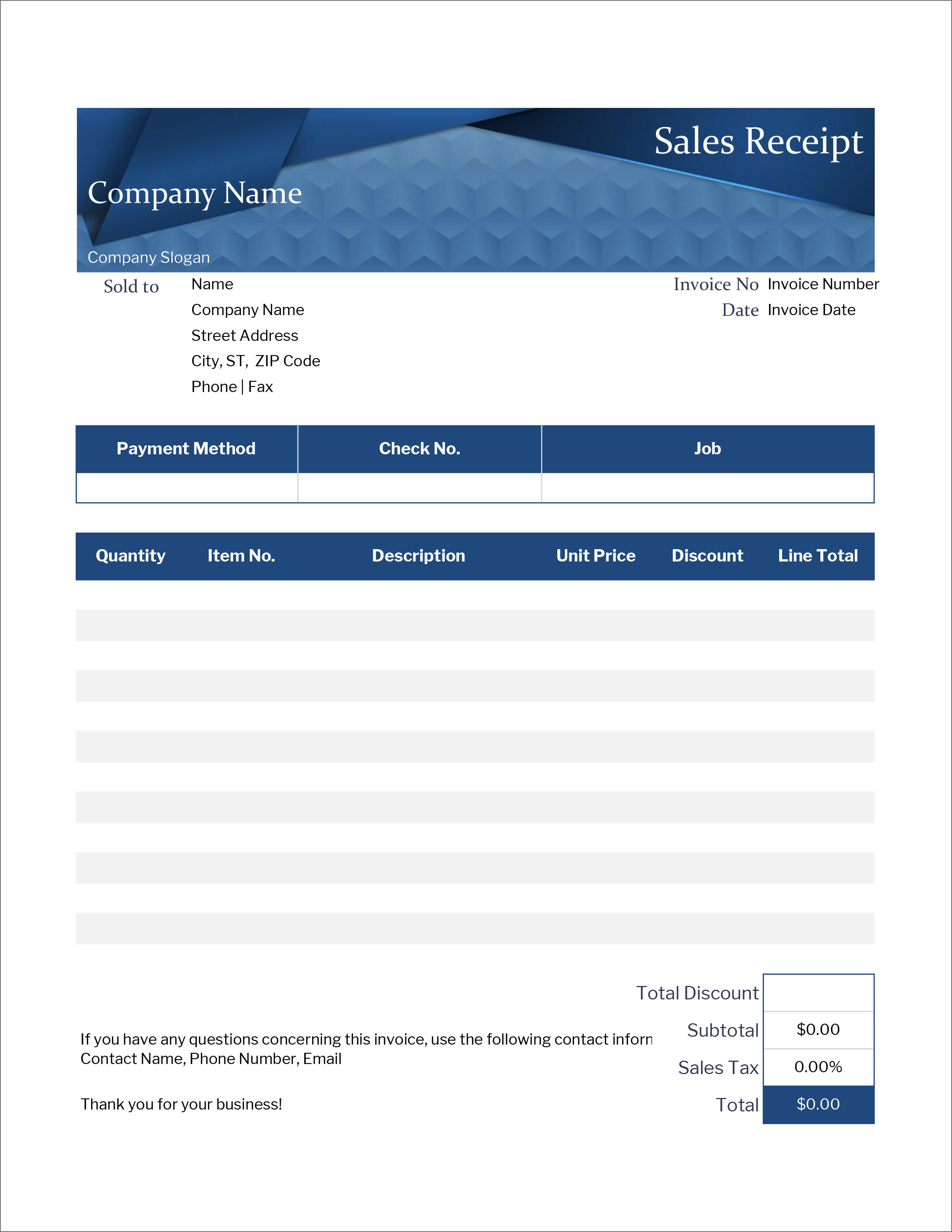 16 Free Receipt Templates Download For Microsoft Word, Excel, And