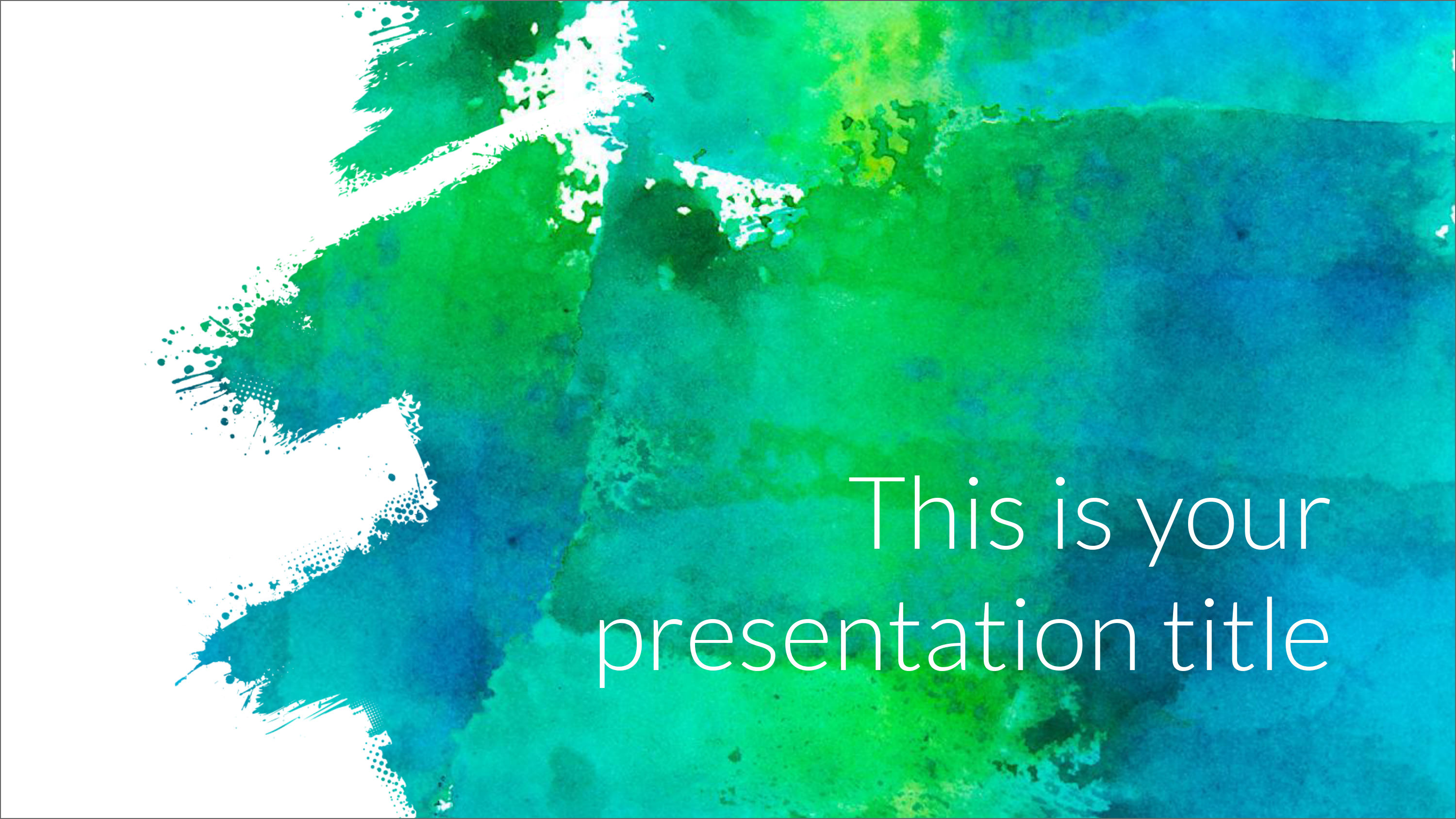 Powerpoint Themes Free Download / Free Waves PowerPoint Template Free