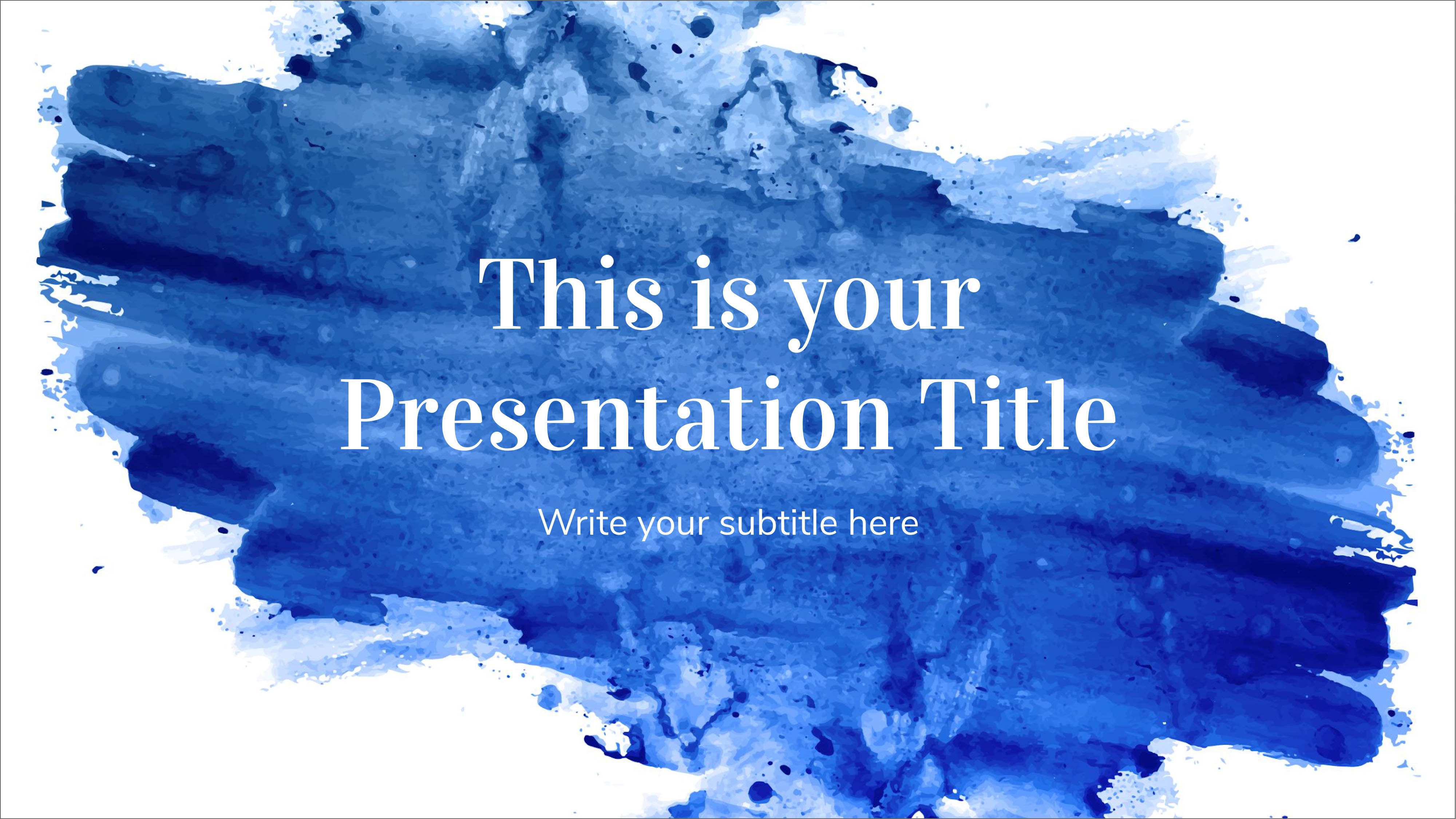 free online presentation template