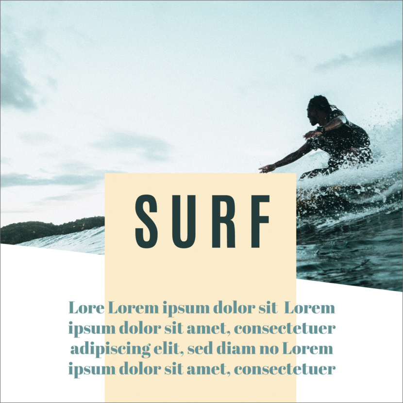Surfing Instagram Template