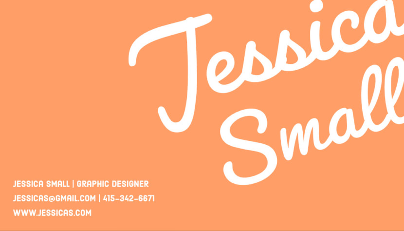 Screenshot of blank Graphic Designer Business Card Template