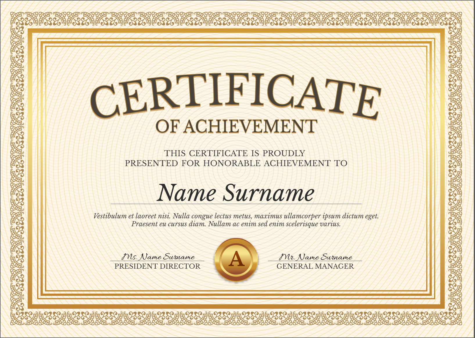 Business Certificate Templates Free Download
