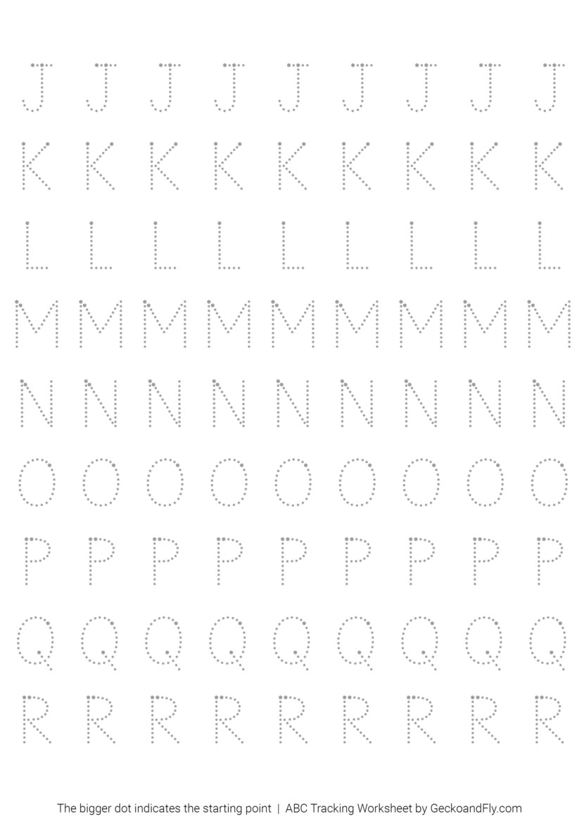 Screenshot of minimalist ABC flashcards for toddlers in smartphone format