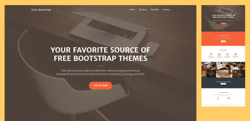 Creative is a one page Bootstrap theme for creatives, small businesses, and other multipurpose use. A modern, flat design style works in unison with rich features and plugins making this theme a great boilerplate for your next Bootstrap based project! 