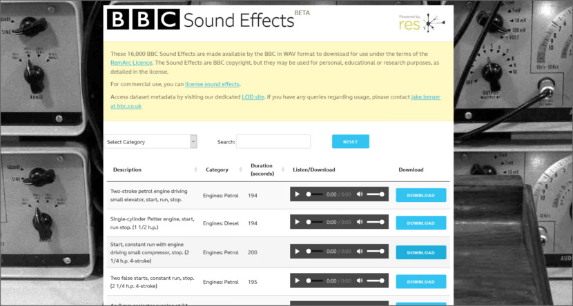 BBC Sound Effects