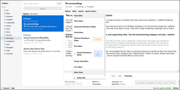 17 Free Note Taking Software For Windows - Evernote Alternatives