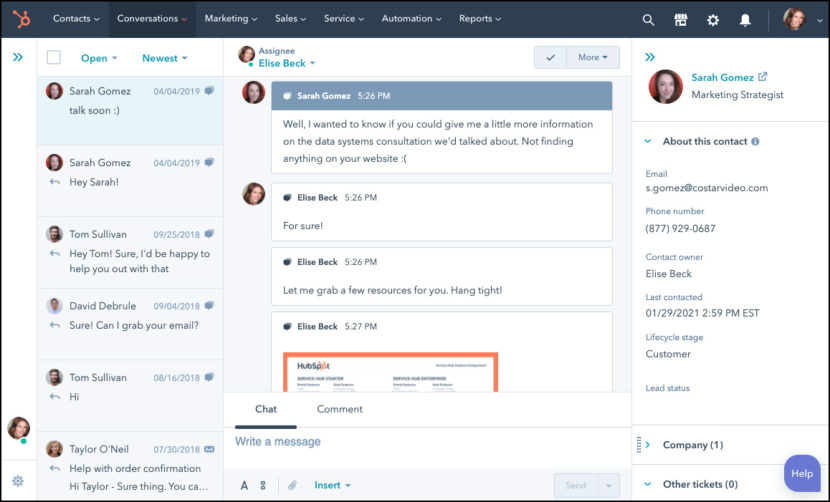 HubSpot CRM