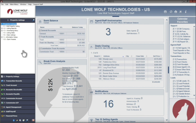 Lone Wolf Back Office