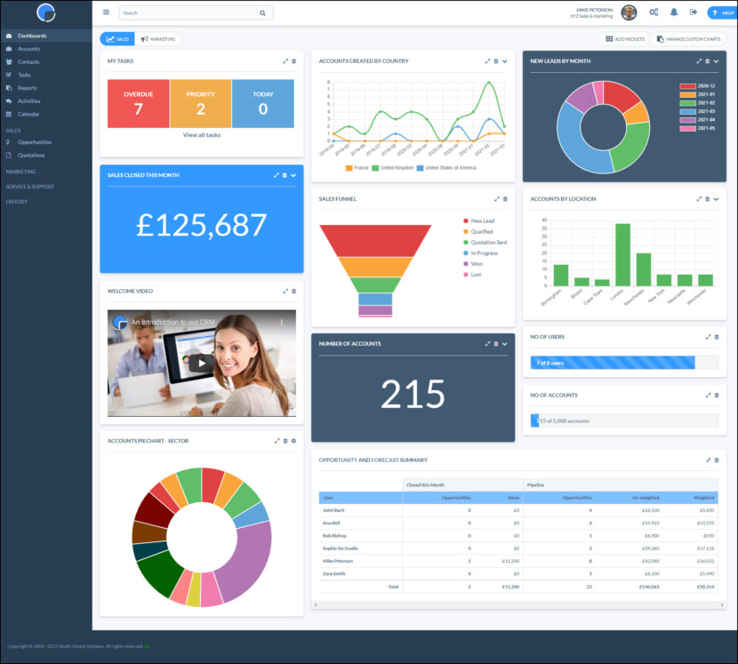 Really Simple Systems CRM