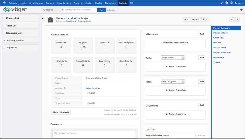Vtiger CRM