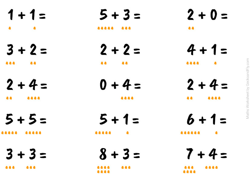 Free Addition & Subtraction Math Worksheets