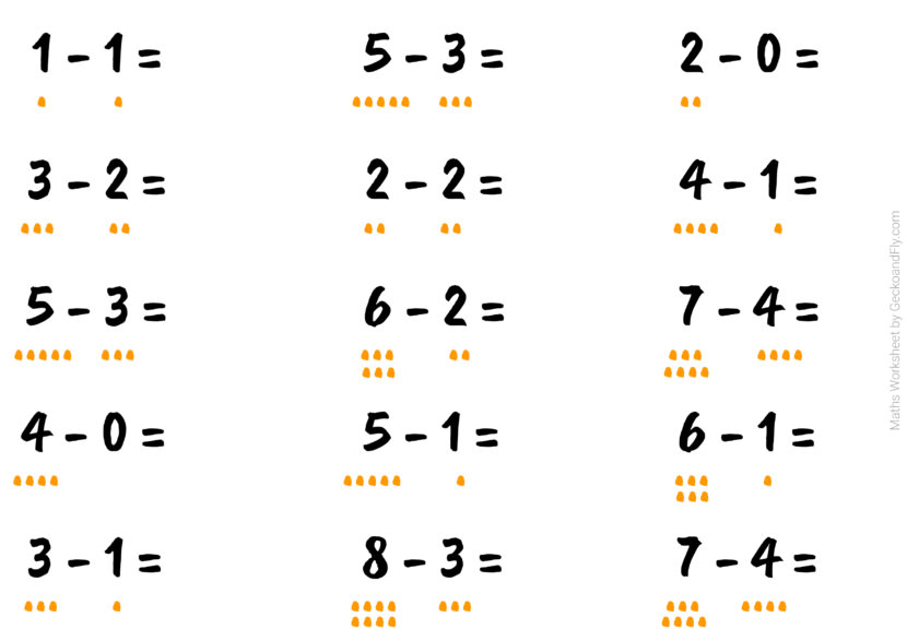 Free Addition & Subtraction Math Worksheets