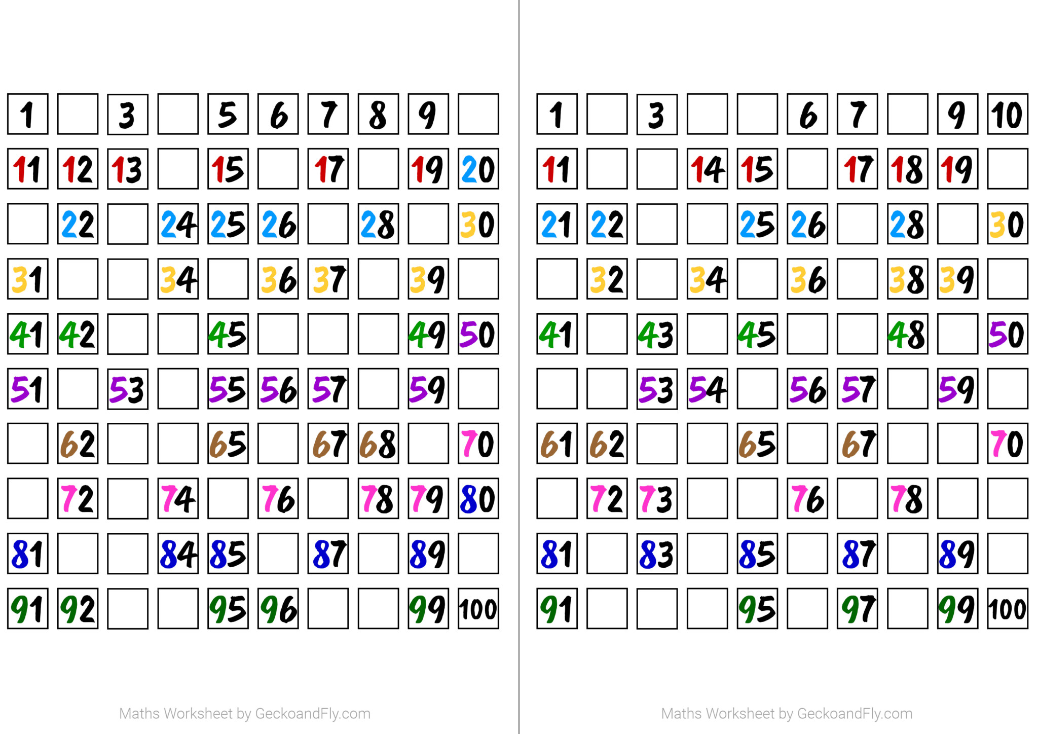 22 Free Addition & Subtraction Math Worksheets For Pre-Schoolers