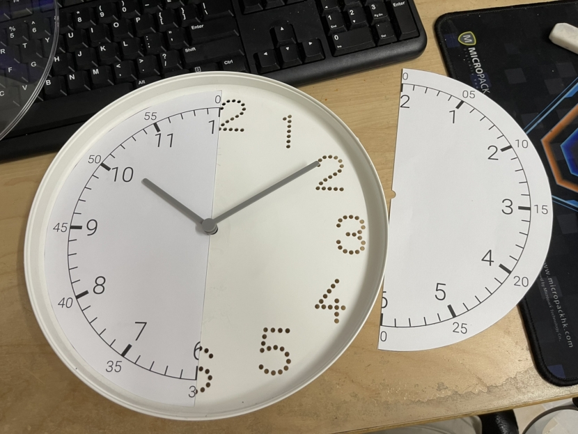 IKEA TROMMA Clock Face Template