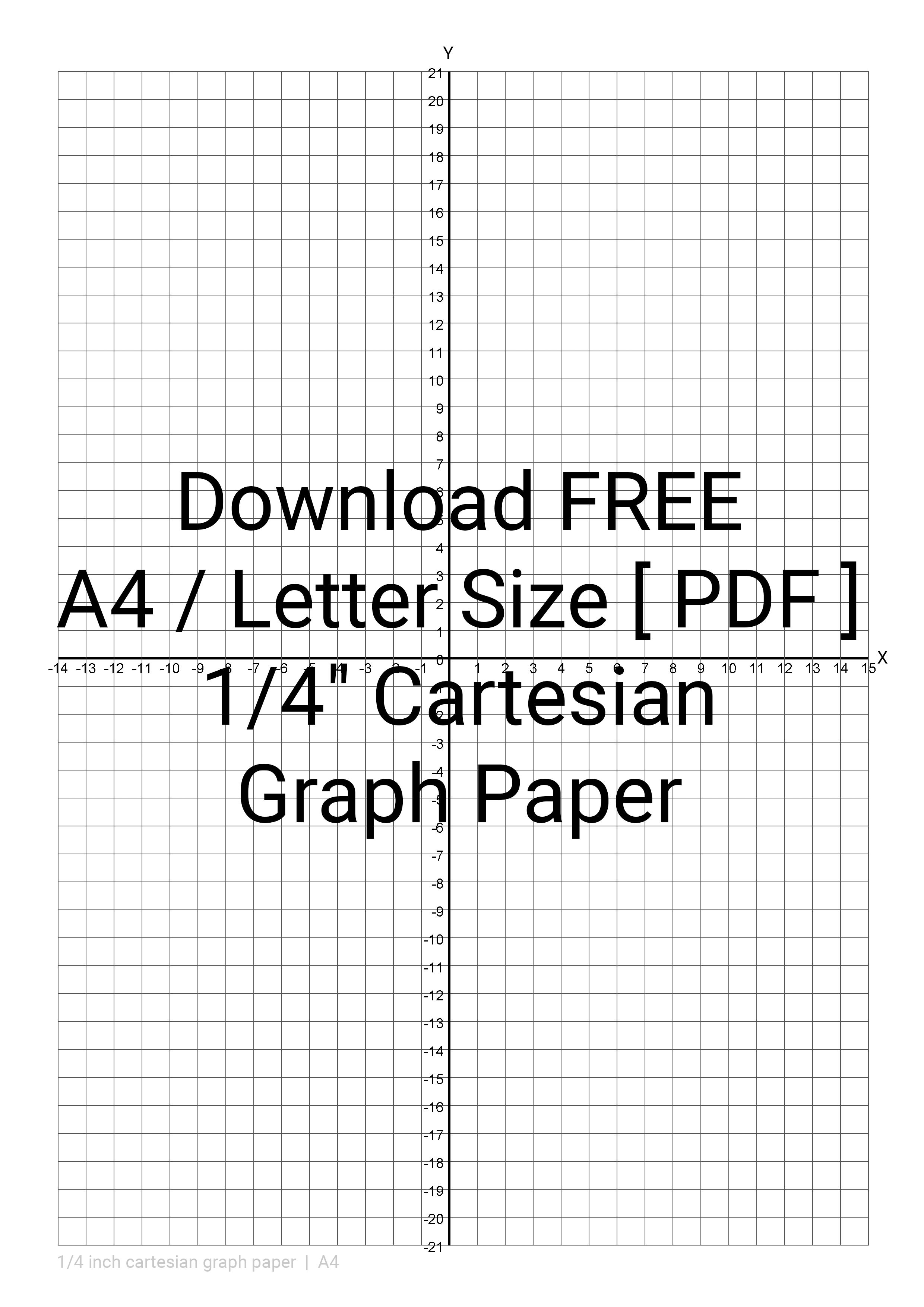 Printable Graph Paper 1 4 Inch Printable Graph Paper 1 4 Inch